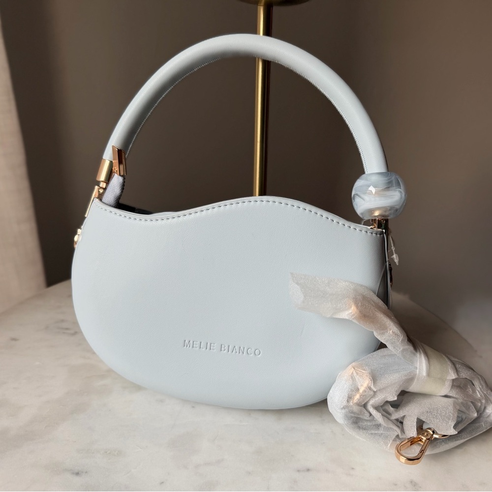 Melie Bianco Sky Blue Shoulder Bag
